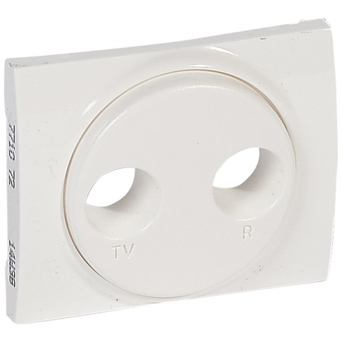 LEGRAND - PLAKIETKA DO GNIAZD ANTENOWYCH TV-RD ARCTIC SISTENA LIFE - 771072