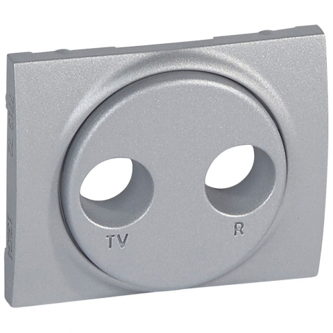 LEGRAND - PLAKIETKA DO GNIAZD ANTENOWYCH TV-RD METALIC SISTENA LIFE - 771372