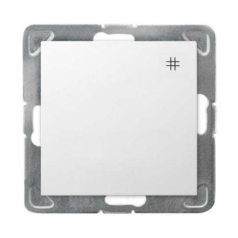 OSPEL - ŁĄCZNIK KRZYŻOWY ZACISKI AUTOMATYCZNE 16AX 250V IP20 BIAŁY IMPRESJA - ŁP-4Y/m/00