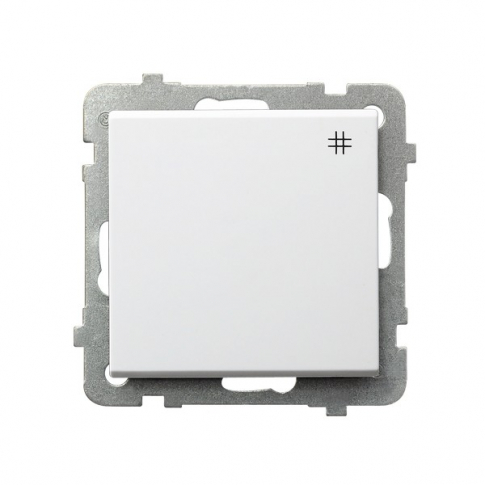 OSPEL - ŁĄCZNIK KRZYŻOWY ZACISKI AUTOMATYCZNE 16AX 250V IP20 BIAŁY SONATA - ŁP-4R/m/00