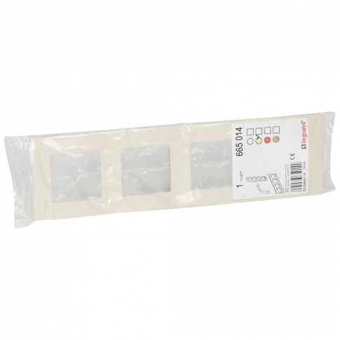 LEGRAND - RAMKA CZTEROKROTNA KREMOWY NILOE - 665014