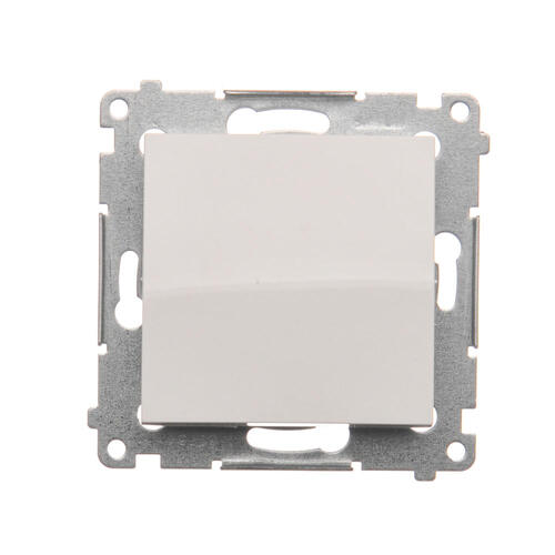 KONTAKT SIMON - ŁĄCZNIK POJEDYNCZY ZACISKI AUTOMATYCZNE 10AX 250V BIAŁY SIMON 54 - DW1.01/11