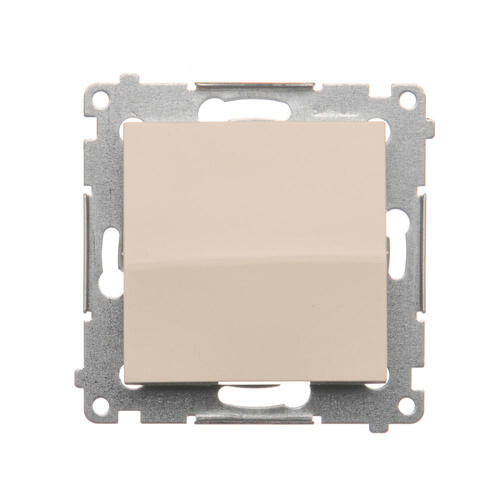 KONTAKT SIMON - ŁĄCZNIK POJEDYNCZY ZACISKI AUTOMATYCZNE 10AX 250V KREMOWY SIMON 54 - DW1.01/41