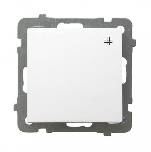 OSPEL - ŁĄCZNIK KRZYŻOWY ZACISKI ŚRUBOWE 10AX 250V IP20 BIAŁY AS - ŁP-4G/m/00