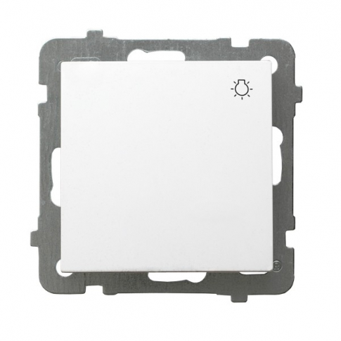 OSPEL - ŁĄCZNIK ZWIERNY ŚWIATŁO ZACISKI ŚRUBOWE 10AX 250V IP20 BIAŁY AS - ŁP-5G/m/00