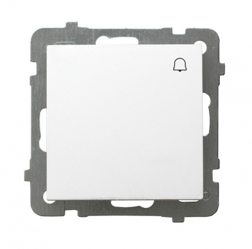 OSPEL - ŁĄCZNIK ZWIERNY DZWONEK ZACISKI ŚRUBOWE 10AX 250V IP20 BIALY AS - ŁP-6G/m/00