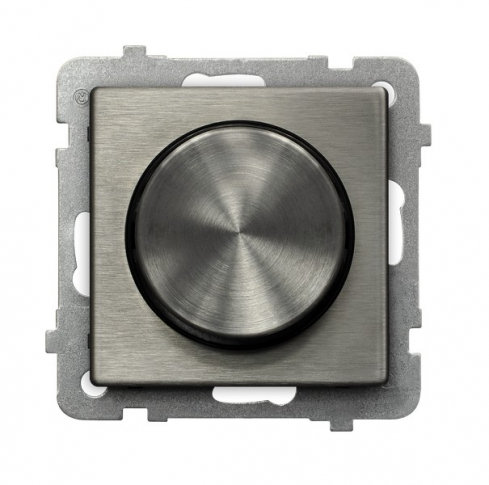OSPEL - ŚCIEMNIACZ PRZYCISKOWO-OBROTOWY 40-400W STAL INOX SONATA - ŁP-8RM/m/37