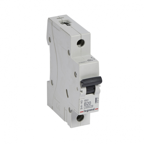 LEGRAND - WYŁĄCZNIK NADPRĄDOWY B 20A 1 BIEGUN RX3 - 419137