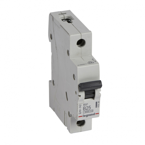 LEGRAND - WYŁĄCZNIK NADPRĄDOWY B 25A 1 BIEGUN RX3 - 419138