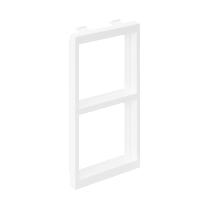 KONTAKT SIMON - ADAPTER CIMA NA 2 MODUŁY K45 (45x45mm) POZIOMO CZYSTA BIEL - S66/9