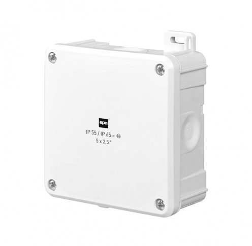 ELEKTRO-PLAST NASIELSK - PUSZKA 2K 98X98X46 IP55/56 BIAŁY - 0290-00
