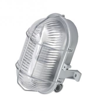 LENA LIGHTING - PLAFONIERA TECHNICZNA IP44 60W E27 KANAŁOWA OVAL SIMETAL - 121173/EU