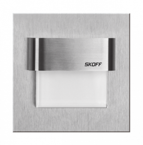SKOFF - OPRAWKA ŚCIENNA SCHODOWA LED IP20 0.8W 10V DC 6500K TANGO LED LIGHT - ML-TAN-K-W-1-PL-00-01