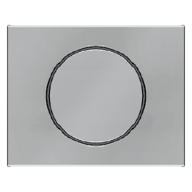 HAGER - ELEMENT CENTRALNY Z POKRĘTŁEM REGULACYJNYM DO ŚCIEMNIACZA OBROTOWEGO STAL SZLACHETNA NIERDZEWNA K.5 - 11357004