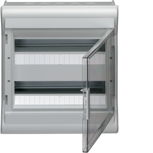 HAGER - ROZDZIELNICA N/T IP65 ODPORNA NA UV PRZETŁOCZENIA 2R 2X18 MODUŁÓW VECTOR OUTDOOR  - VE218PN
