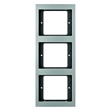 HAGER - RAMKA POTRÓJNA PIONOWA ALUMINIUM K.5 - 13337003
