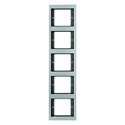 HAGER - RAMKA PIĘCIOKROTNA PIONOWA ALUMINIUM K.5 - 13537003