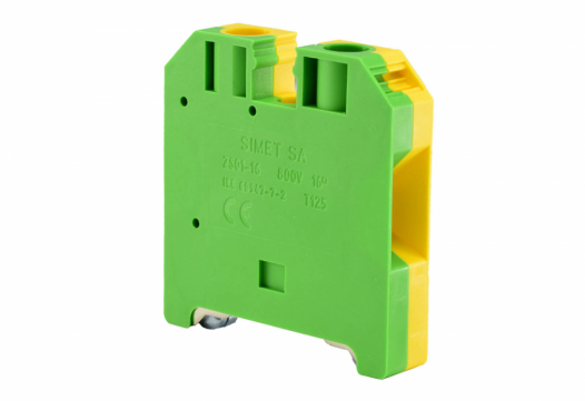 SIMET - ZŁĄCZKA SZYNOWA GWINTOWA OCHRONNA 16MM2 TS 35 ZSO1-16,0 ŻÓŁTO-ZIELONY ZUG - 14603319