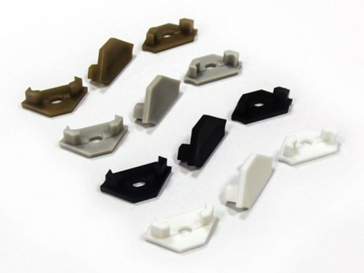 POLTRONIC - ZAŚLEPKA DO PROFILU ALUMINIOWEGO NZA SZARA ZPL-NZA-S - PC012282