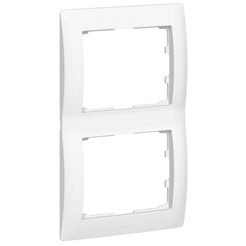LEGRAND - RAMKA PODWÓJNA PIONOWA ARCTIC SISTENA LIFE - 771006