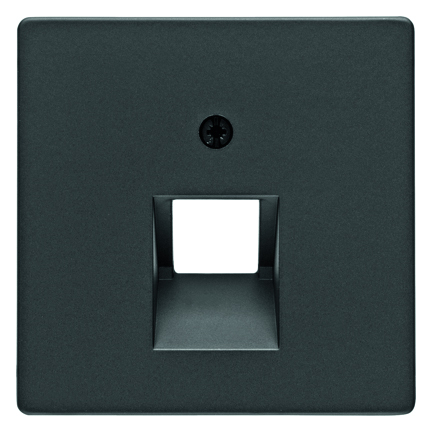 HAGER - ELEMENT CENTRALNY DO GNIAZDA PRZYŁĄCZENIOWEGO UAE POJEDYNCZEGO ANTRACYT AKSAMIT Q.1/Q.3 - 14076086