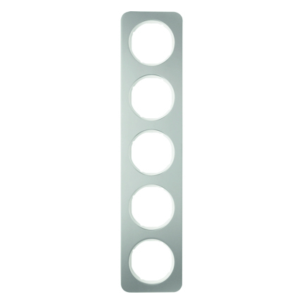 HAGER - RAMKA PIĘCIOKROTNA STAL SZLACHETNA/BIAŁY R.1 - 10152114
