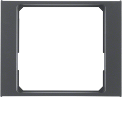 HAGER - PIERŚCIEŃ ADAPTACYJNY DO PŁYTKI CENTRALNEJ 50 X 50 MM ANTRACYT MAT LAKIEROWANY K.1 - 11087106