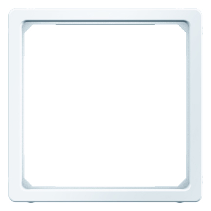 HAGER - PIERŚCIEŃ PRZEJŚCIOWY DO PŁYTKI CENTRALNEJ 50 X 50 MM BIAŁY AKSAMIT Q.1 - 11096079
