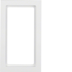 HAGER - RAMKA Z DUŻYM WYCIĘCIEM BIAŁY AKSAMIT Q.3 - 13096099