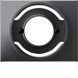 HAGER - ELEMENT CENTRALNY DO SYGNALIZATORA ŚWIETLNEGO E14 ANTRACYT MAT LAKIEROWANY K.1 - 11677006