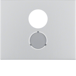 HAGER - ELEMENT CENTRALNY DO GNIAZDA GŁOŚNIKOWEGO ALU K.5  - 11847003
