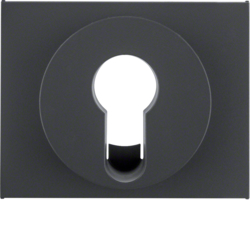 HAGER - ELEMENT CENTRALNY DO ŁĄCZNIKA NA KLUCZ ANTRACYT MAT LAKIEROWANY K.1 - 15057006