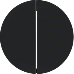 HAGER - PRZYCISK POCZWÓRNY DO ŚCIEMNIACZA PRZYCISKOWEGO QUICKLINK CZARNY POŁYSK R.1/R.3/R.CLASSIC/SERIE 1930/GLAS KNX RF  - 85648131