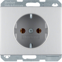 HAGER - GNIAZDO SCHUKO ALU K.5  - 41157003