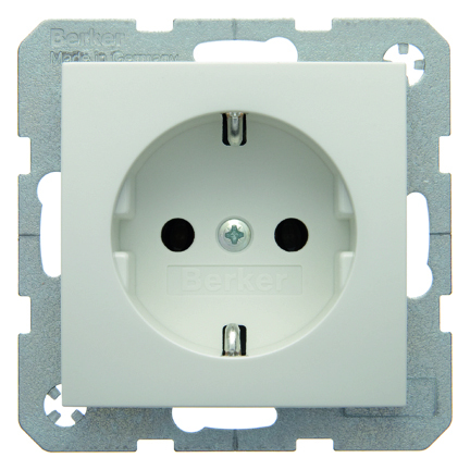 HAGER - GNIAZDO SCHUKO BIAŁY POŁYSK S.1/B.3/B.7 - 41438989