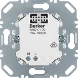 HAGER - MECHANIZM ZASILAJĄCY DO NASADEK APLIKACYJNYCH B.KWADRAT/B.3/B.7/K.1/K.5/Q.1/Q.3/R.1/R.3 KNX RF - 85020100
