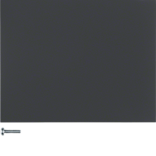 HAGER - PRZYCISK POJEDYNCZY ANTRACYT MAT K.1 - 85141175