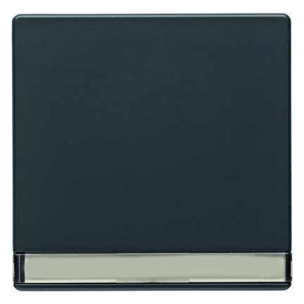 HAGER - KLAWISZ Z POLEM OPISOWYM ANTRACYT AKSAMIT Q.1/Q.3 - 16266086
