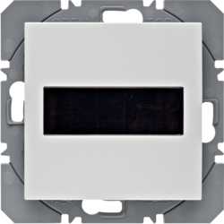 HAGER - PRZYCISK POJEDYNCZY PŁASKI Z BATERIĄ SŁONECZNĄ BIAŁY MAT S.1/B.3/B.7 KNX RF  - 85655188