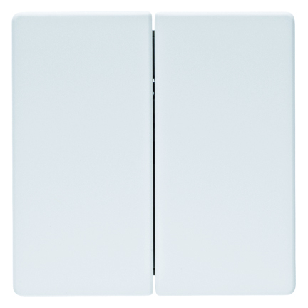 HAGER - PRZYCISK PODWÓJNY QUICKLINK BIAŁY Q.1/Q.3 KNX RF  - 85146129