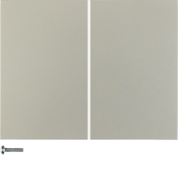 HAGER - PRZYCISK PODWÓJNY QUICKLINK STAL SZLACHETNA LAKIEROWANY K.5 KNX RF  - 85146173