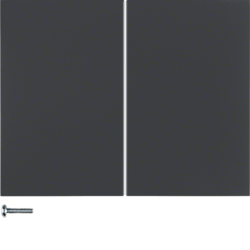 HAGER - PRZYCISK PODWÓJNY QUICKLINK ANTRACYT MAT K.1 KNX RF  - 85146175