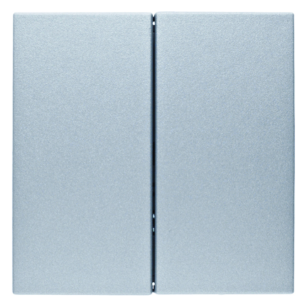 HAGER - PRZYCISK PODWÓJNY QUICKLINK ALU MAT B.7 KNX RF  - 85146183