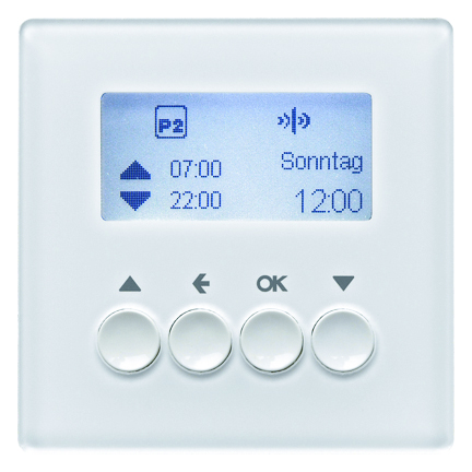 HAGER - ŻALUZJOWY ŁĄCZNIK CZASOWY QUICKLINK BIAŁY Q.1/Q.3 KNX RF  - 85745129
