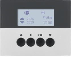 HAGER - ŻALUZJOWY ŁĄCZNIK CZASOWY QUICKLINK ALU LAKIEROWANY K.5 KNX RF  - 85745177