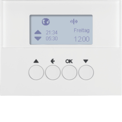 HAGER - ŻALUZJOWY ŁĄCZNIK CZASOWY QUICKLINK BIAŁY POŁYSK K.1 KNX RF  - 85745179