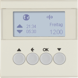 HAGER - ŻALUZJOWY ŁĄCZNIK CZASOWY QUICKLINK KREM POŁYSK S.1 KNX RF  - 85745182