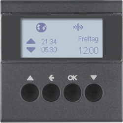 HAGER - ŻALUZJOWY ŁĄCZNIK CZASOWY QUICKLINK ANTRACYT MAT S.1/B.3/B.7 KNX RF - 85745185