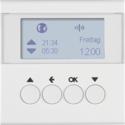 HAGER - ŻALUZJOWY ŁĄCZNIK CZASOWY QUICKLINK BIAŁY POŁYSK S.1/B.3/B.7 KNX RF  - 85745189