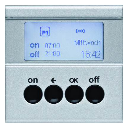 HAGER - ŁĄCZNIK CZASOWY QUICKLINK ALU MAT B.7 KNX RF  - 85745283
